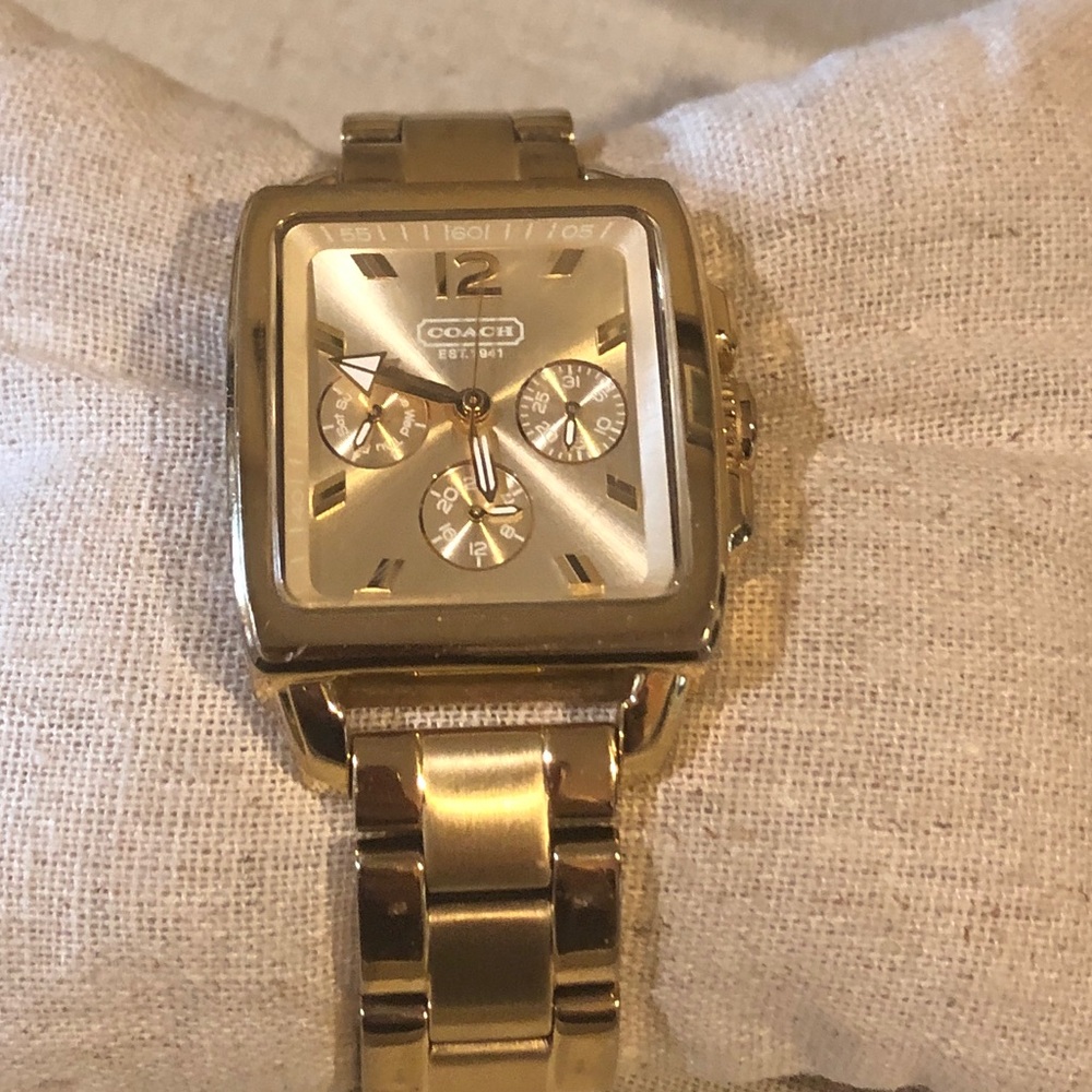 Coach Gold watch - New photos added